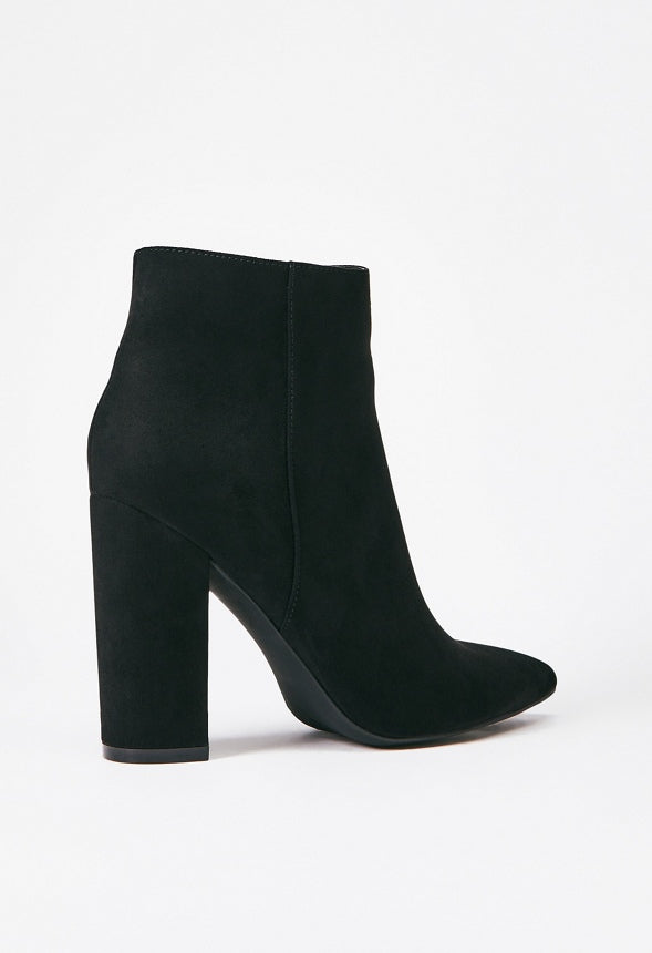 Rosamund Block Heeled Bootie Black