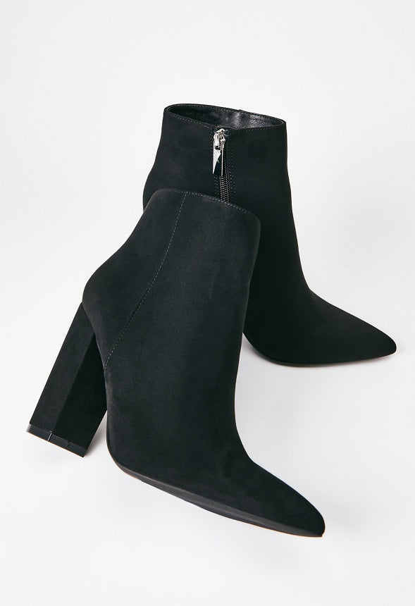 Rosamund Block Heeled Bootie Black