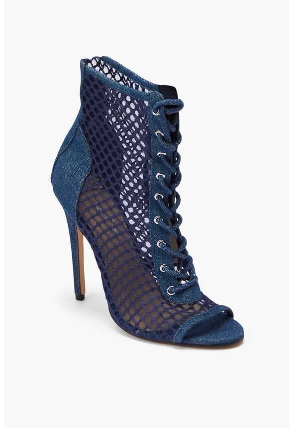 CAEDANCE PEEP TOE BOOTIE Denim