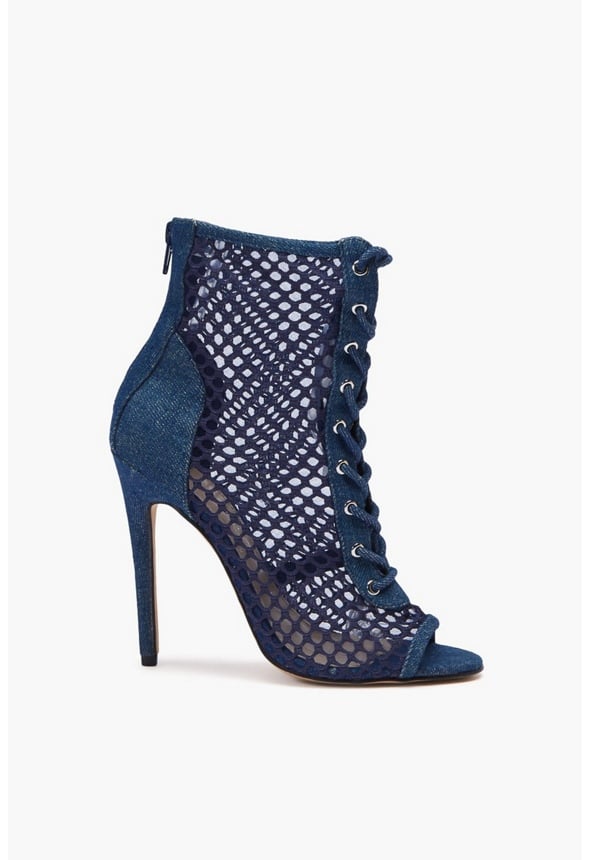 CAEDANCE PEEP TOE BOOTIE Denim