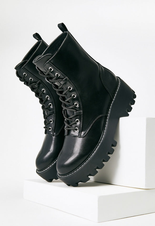 Eletra Combat Bootie Black Onyx