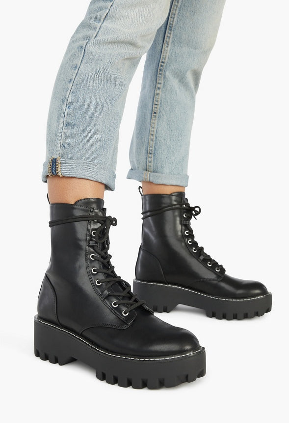 Eletra Combat Bootie Black Onyx