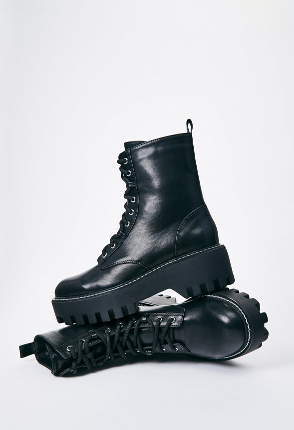 Eletra Combat Bootie Black Onyx