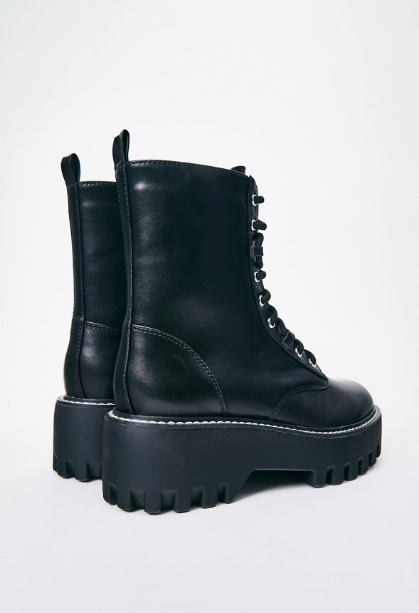 Eletra Combat Bootie Black Onyx
