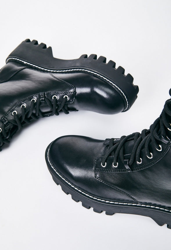 Eletra Combat Bootie Black Onyx