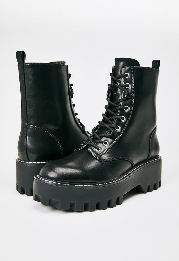 Eletra Combat Bootie Black Onyx