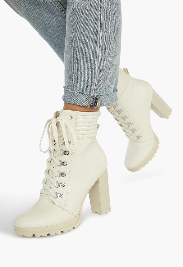 Shandee Lace-Up Bootie Birch