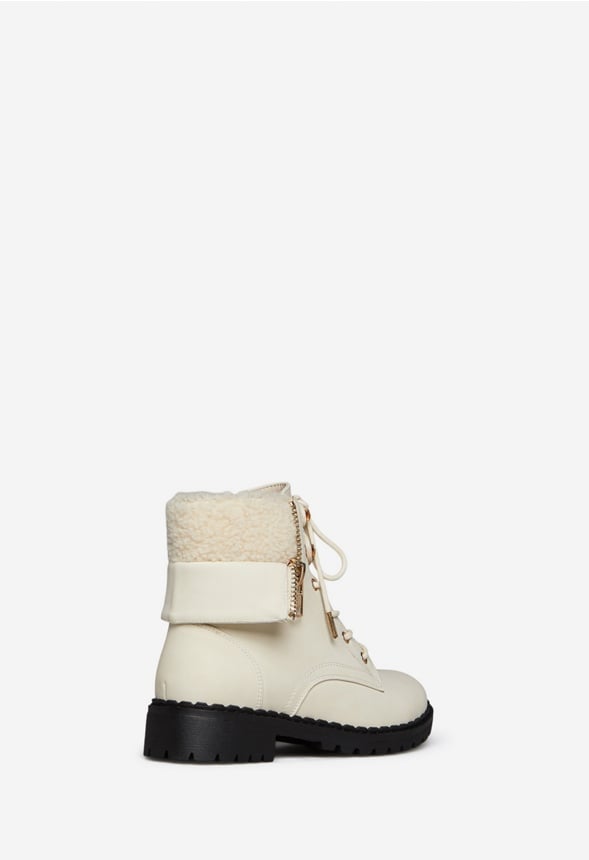 ILLONA FOLDOVER BOOTIE White