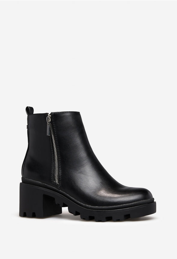 DANILYN LUG SOLE BOOTIE Black