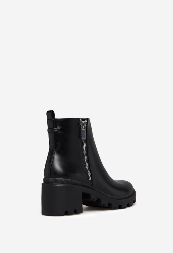 DANILYN LUG SOLE BOOTIE Black