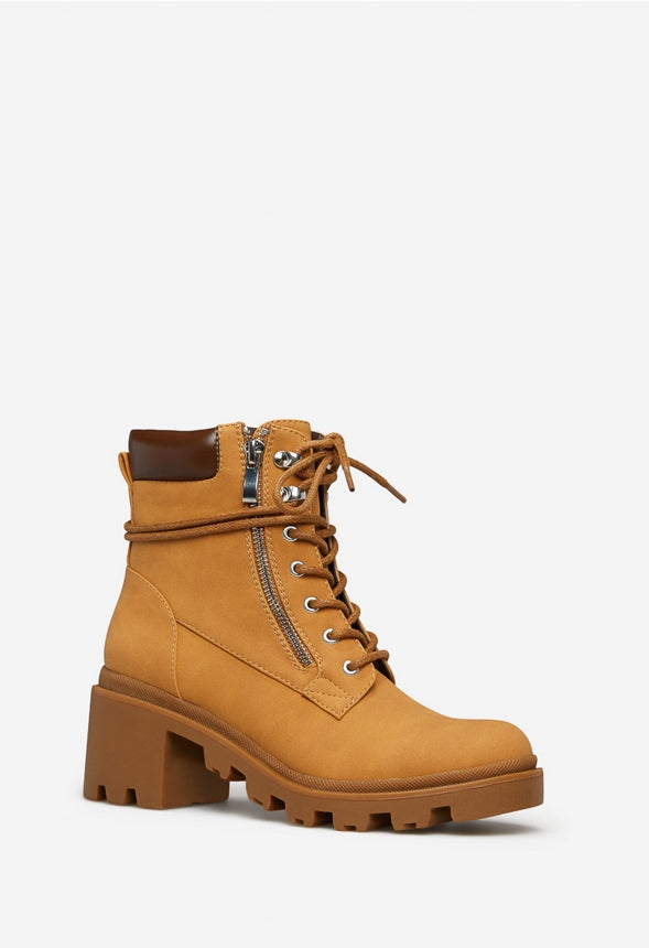 SEBBE LUG SOLE BOOTIE Camel