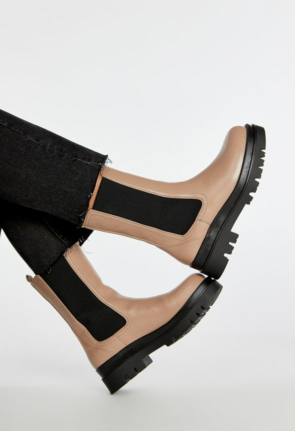 Candide Platform Chelsea Boot Portabella