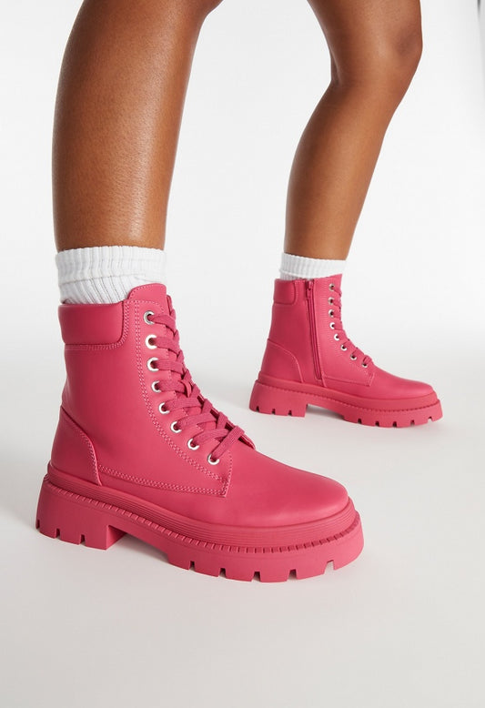 Tevos Combat Boot Fuchsia
