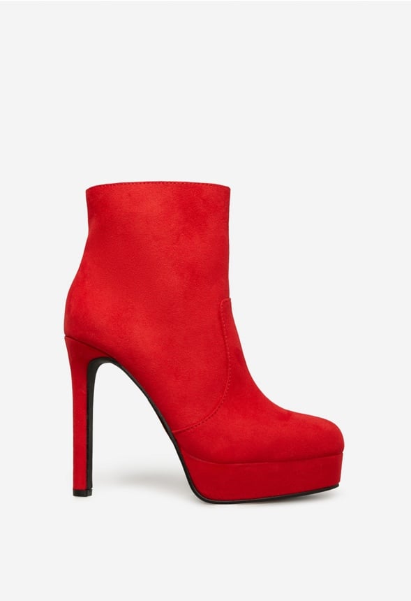 NATASHIA PLATFORM BOOTIE High Risk Red