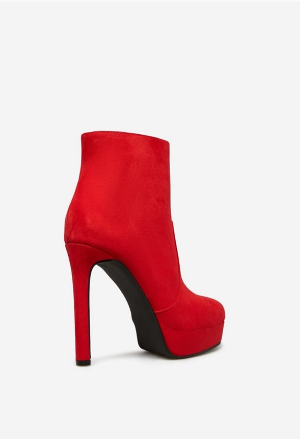 NATASHIA PLATFORM BOOTIE High Risk Red