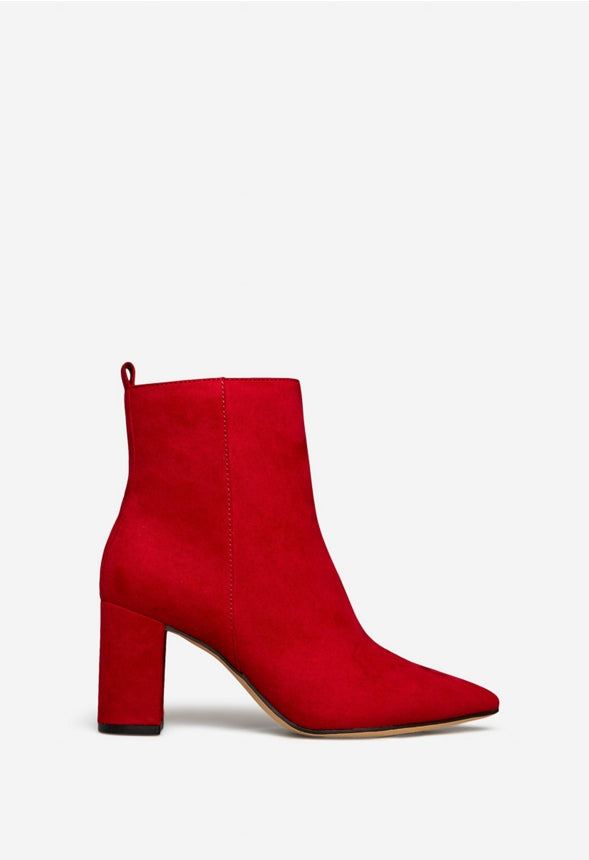 MAYSIE BLOCK HEEL BOOTIE Chili Pepper