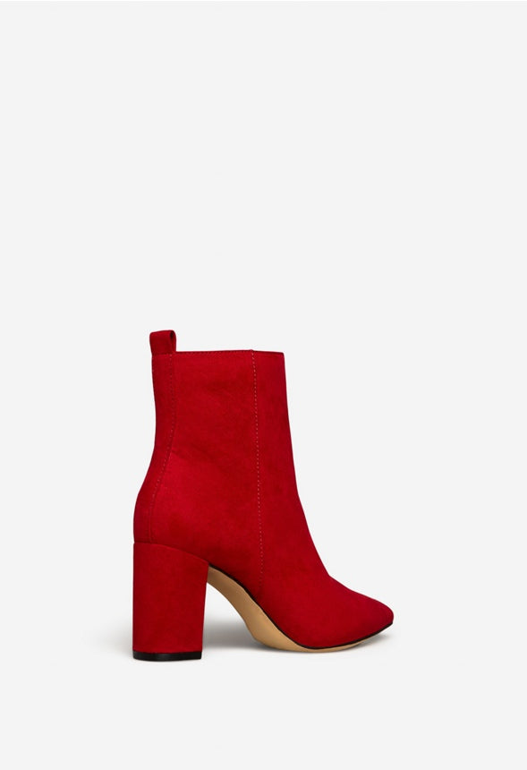 MAYSIE BLOCK HEEL BOOTIE Chili Pepper
