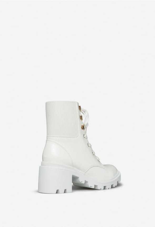 KALYANI LUG SOLE BOOTIE Sd White