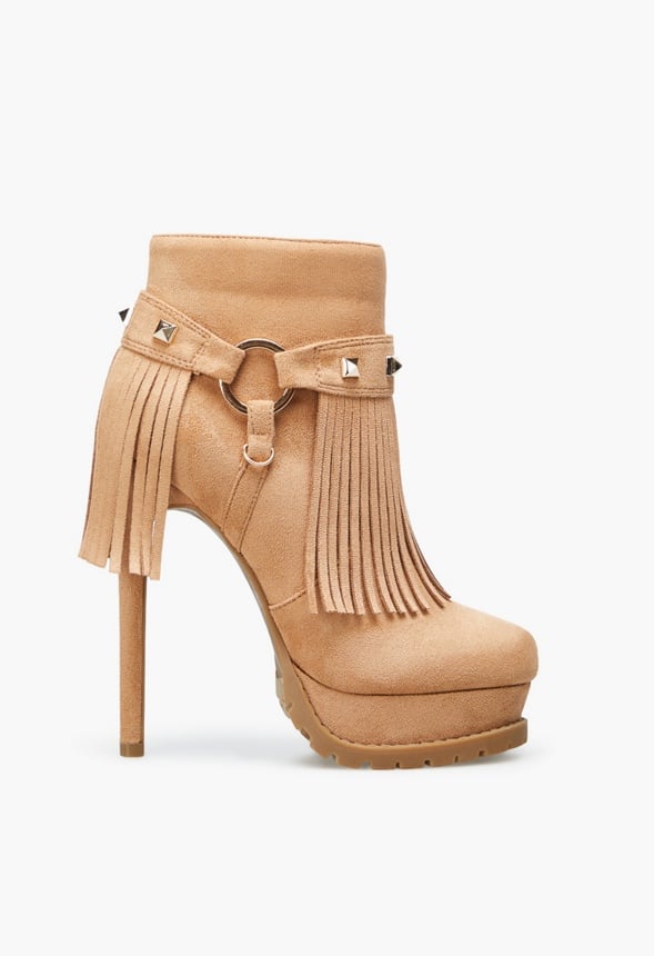 GWENNA STILETTO BOOTIE Lt Tan