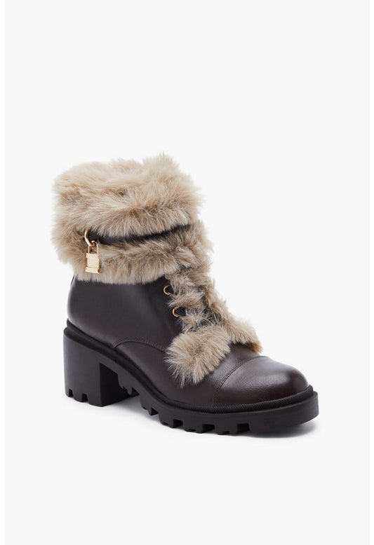 LAELA LUG SOLE BOOTIE Coffee