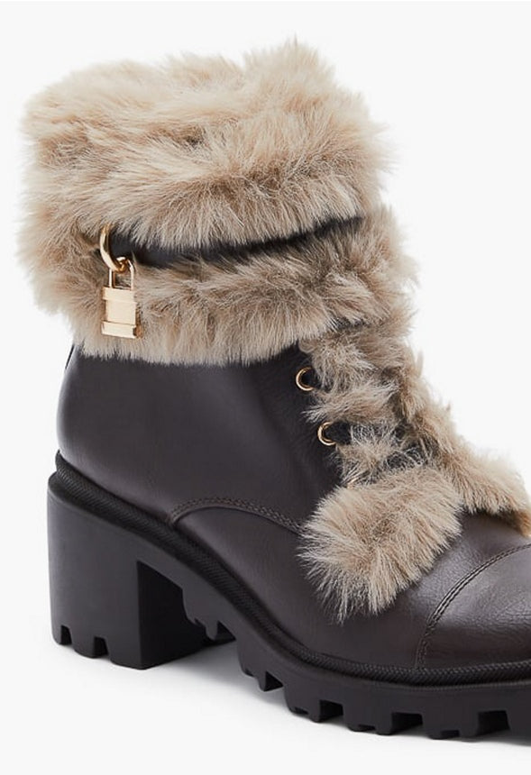 LAELA LUG SOLE BOOTIE Coffee