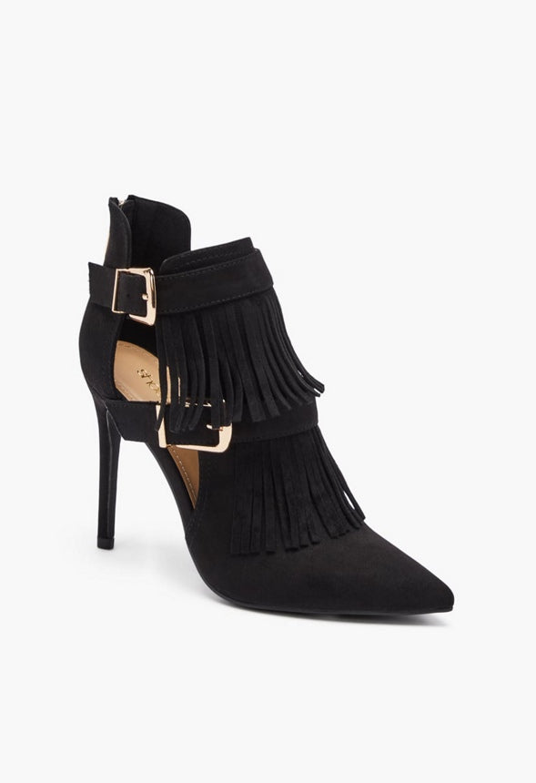 PRYANNAH STILETTO BOOTIE Black Caviar