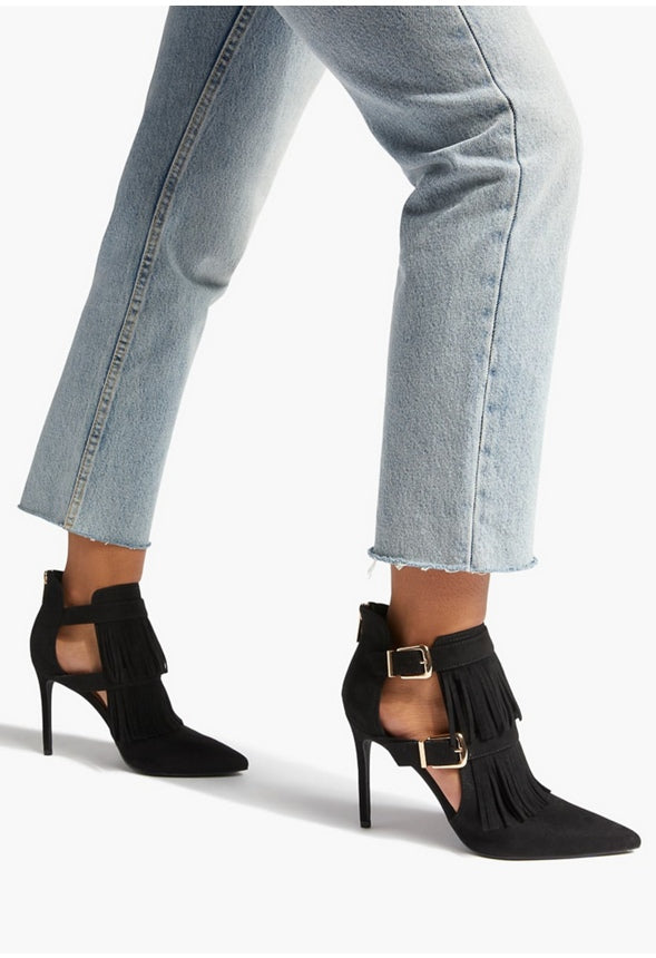PRYANNAH STILETTO BOOTIE Black Caviar