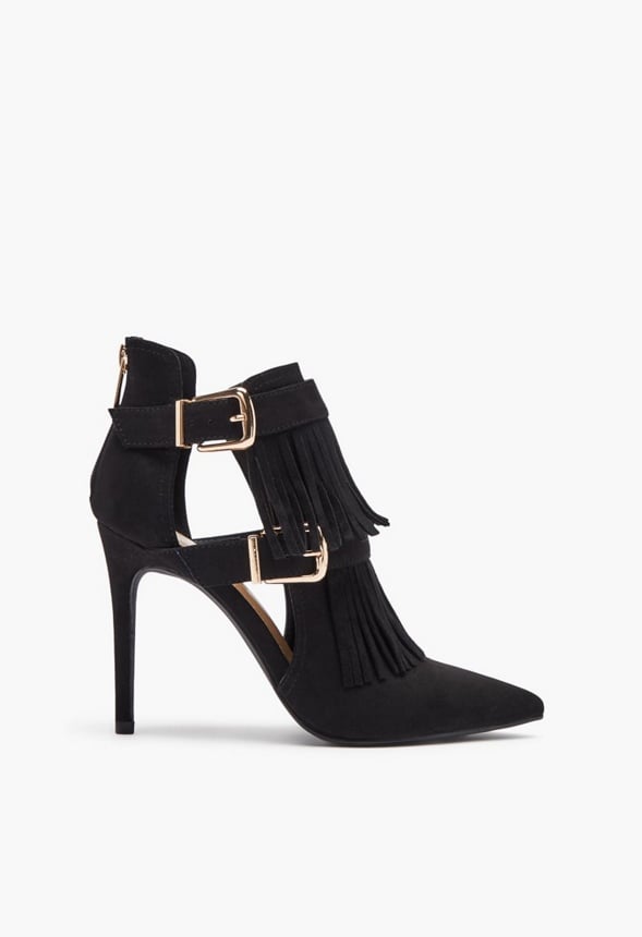 PRYANNAH STILETTO BOOTIE Black Caviar