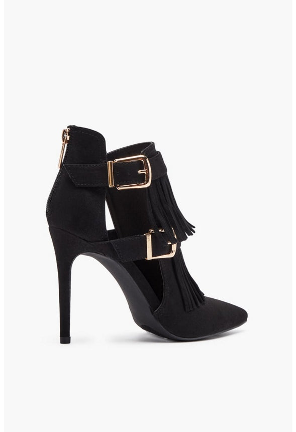 PRYANNAH STILETTO BOOTIE Black Caviar