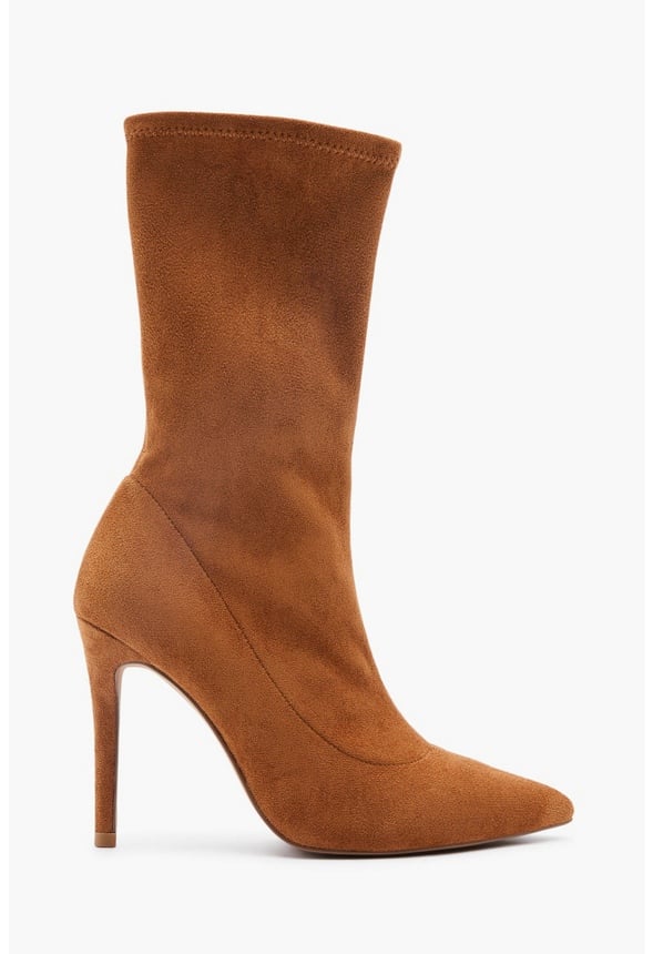SCARLETTE HEELED BOOTIE Camel