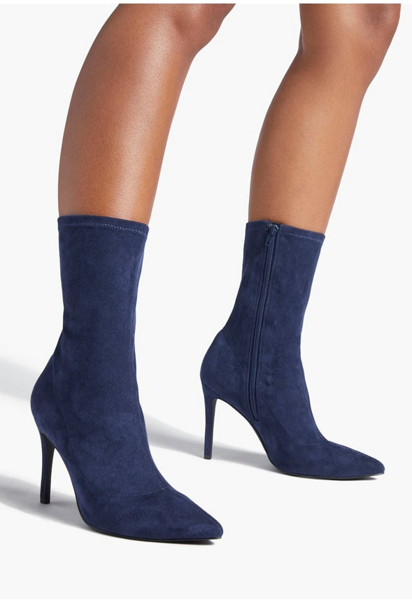 SCARLETTE HEELED BOOTIE Dark Sapphire