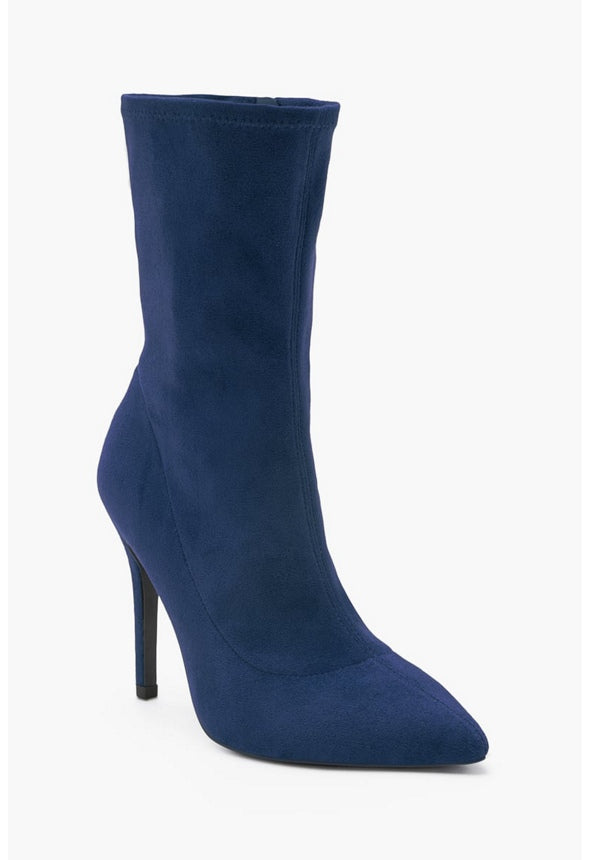SCARLETTE HEELED BOOTIE Dark Sapphire