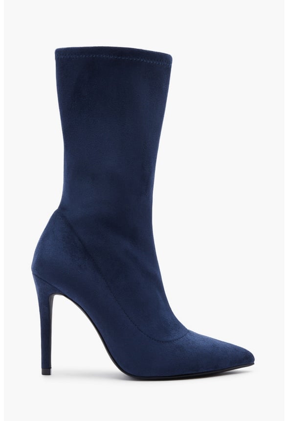 SCARLETTE HEELED BOOTIE Dark Sapphire