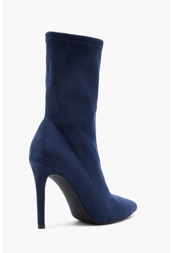 SCARLETTE HEELED BOOTIE Dark Sapphire