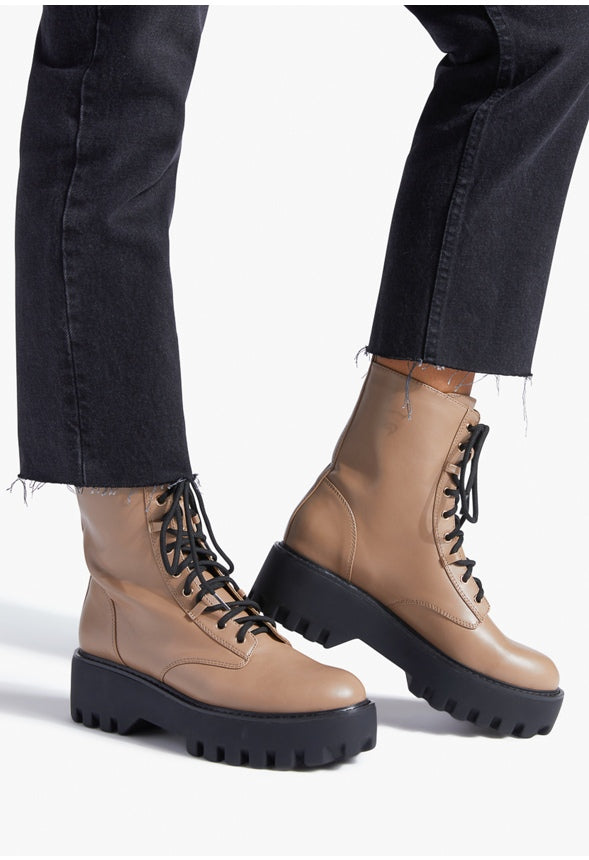 ELETRA COMBAT BOOTIE Portobello