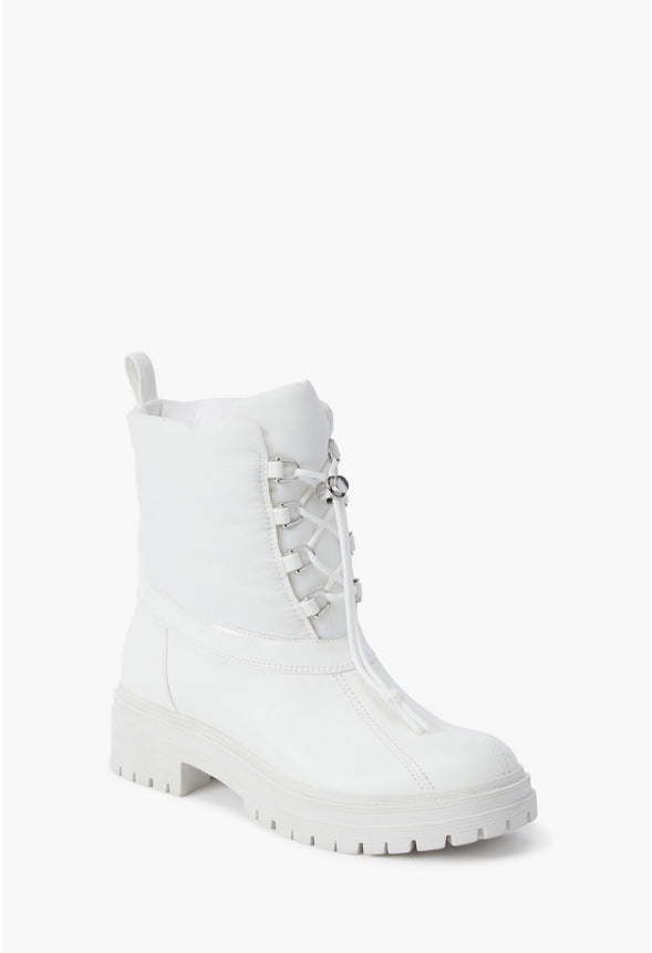KELLY WATER RESISTANT RAIN BOOTIE Bright White
