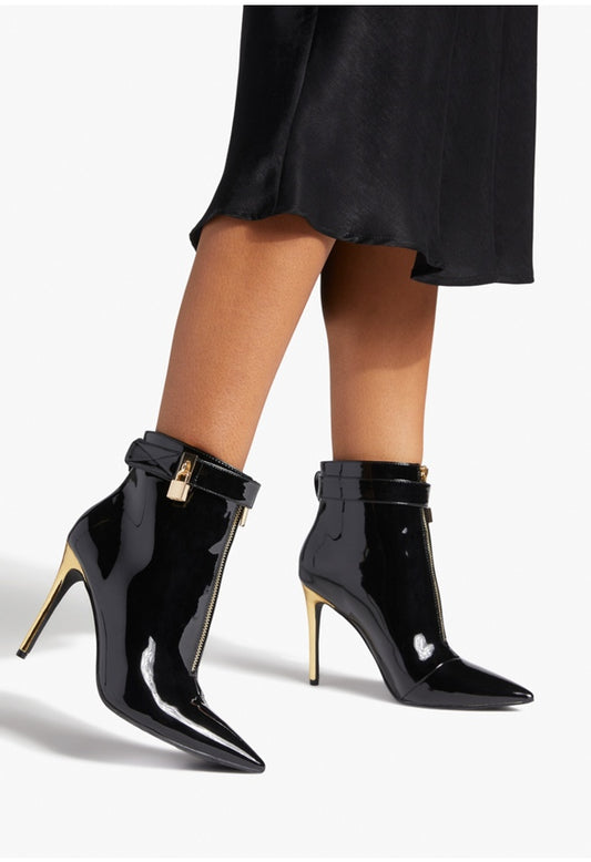 TABETHA HEELED BOOTIE Black Caviar
