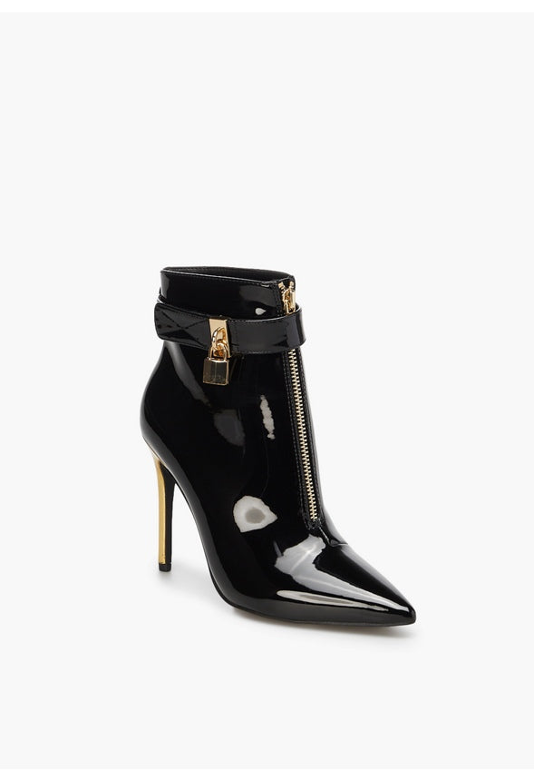 TABETHA HEELED BOOTIE Black Caviar