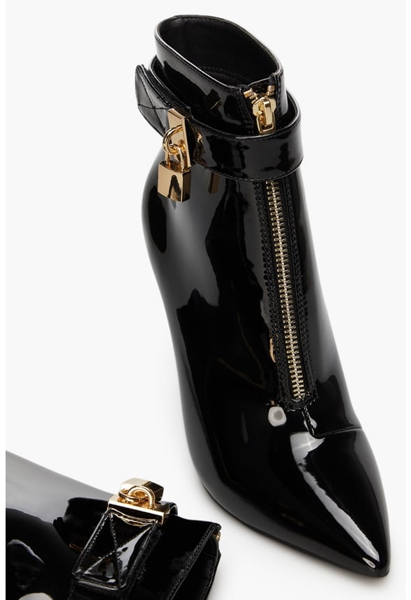 TABETHA HEELED BOOTIE Black Caviar