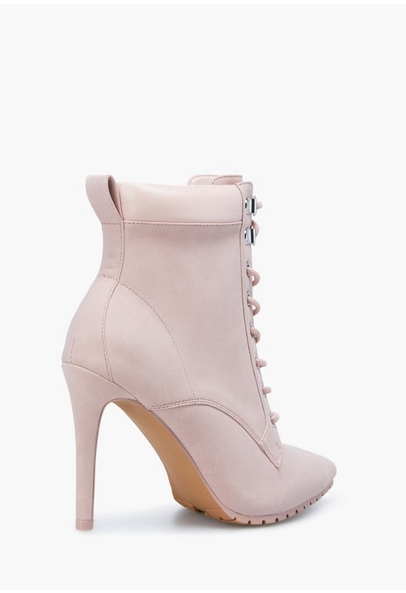 TEAGAN HEELED BOOTIE Blush