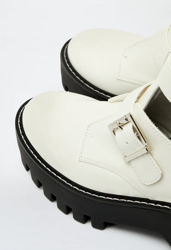 SIERRA BUCKLE BOOTIE Bright White
