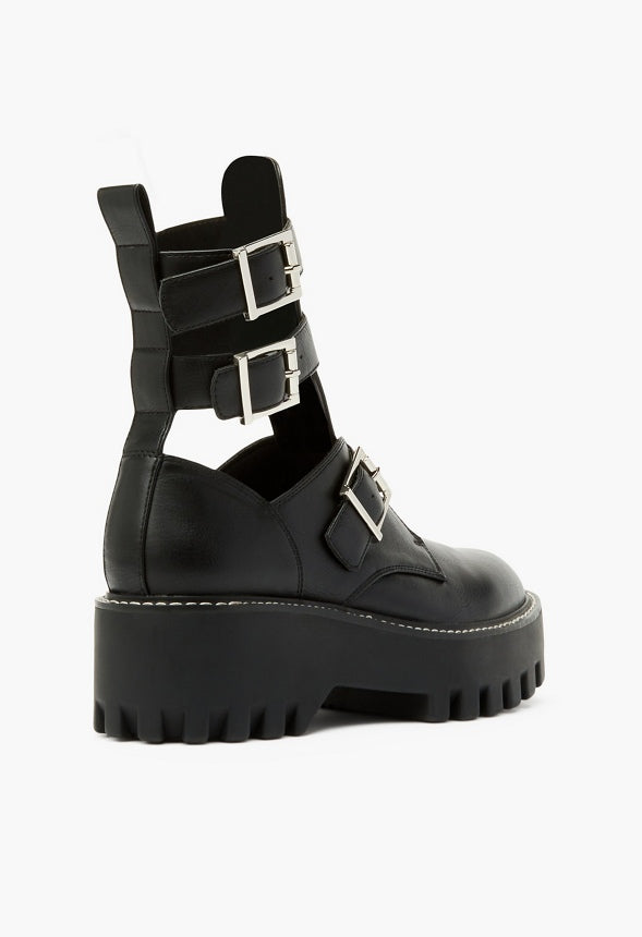 SIERRA BUCKLE BOOTIE Black