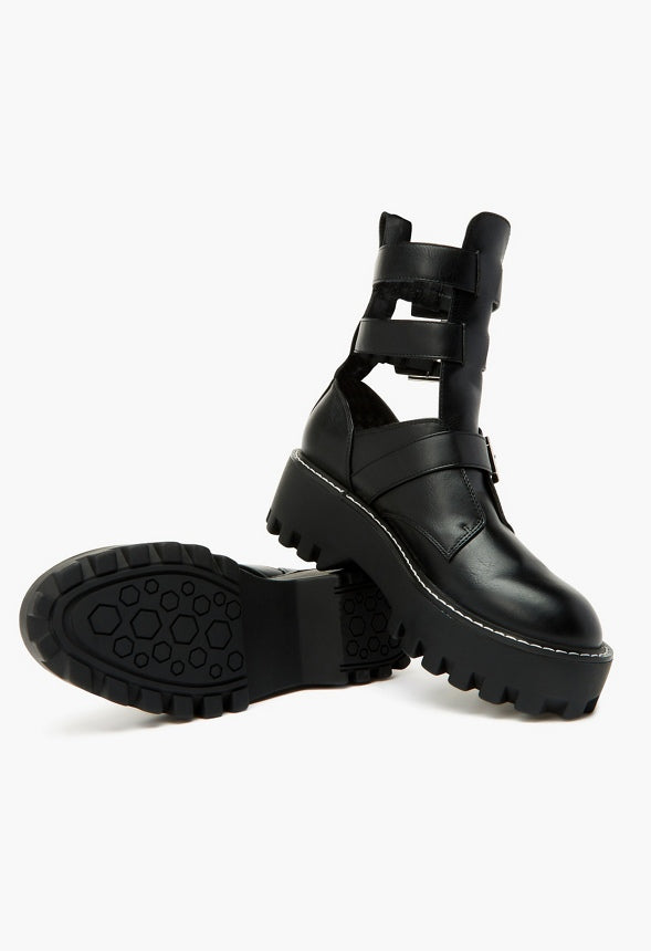 SIERRA BUCKLE BOOTIE Black