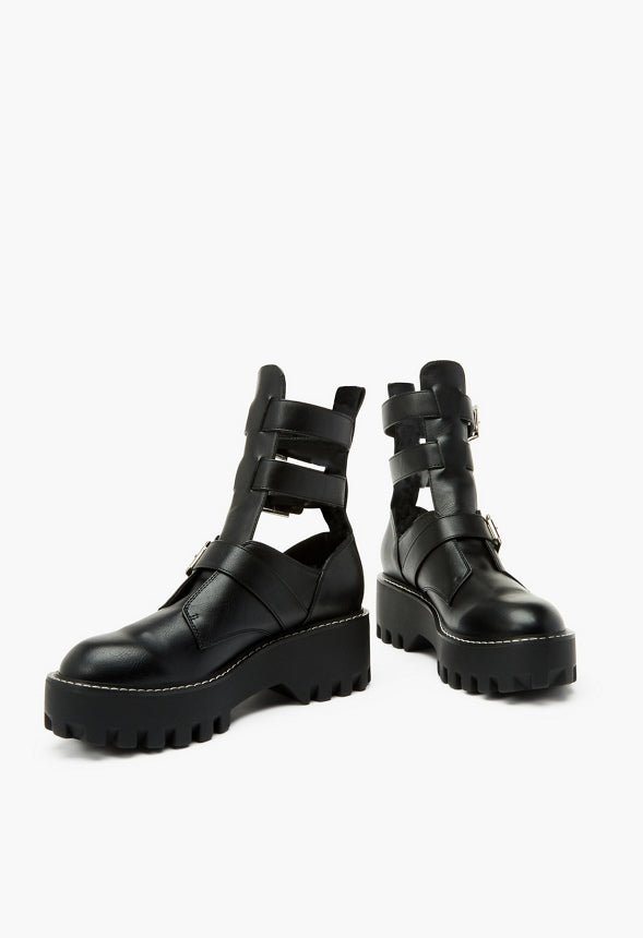 SIERRA BUCKLE BOOTIE Black