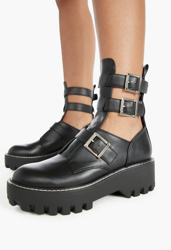 SIERRA BUCKLE BOOTIE Black