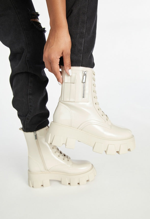 Reverie Combat Boot Birch