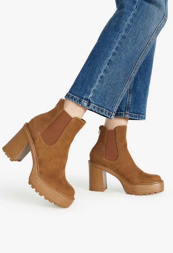 Kinley Chelsea Ankle Boot Dark Portabella