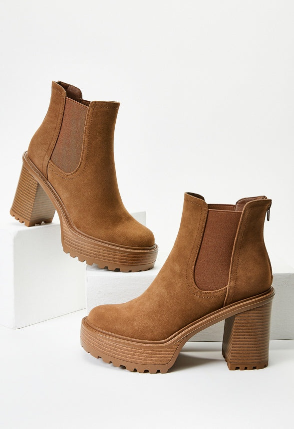 Kinley Chelsea Ankle Boot Dark Portabella