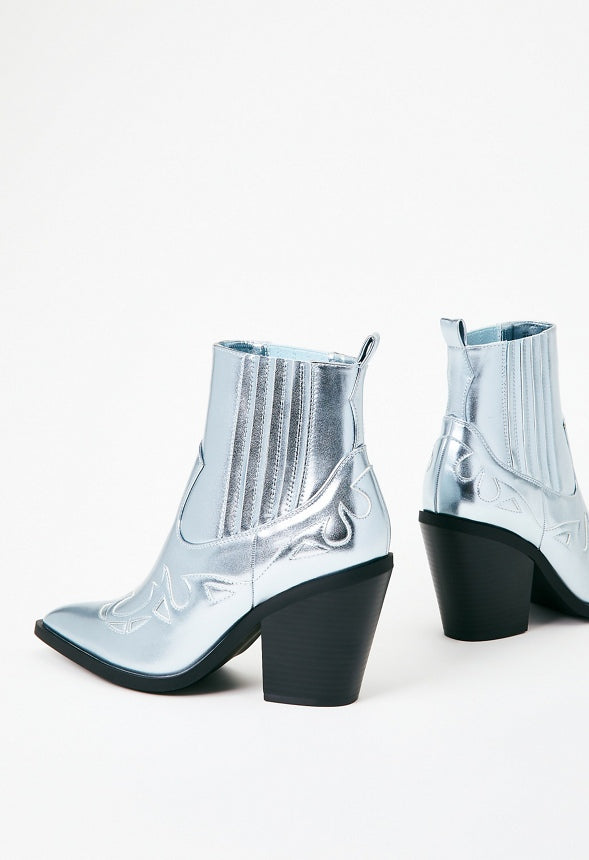 Faye Pointed Toe Bootie Angel Falls Blue