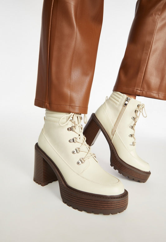 Alessia Platform Bootie Birch